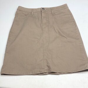 LIKE NEW RIDERS BY LEE TAN DENIM JEAN SKIRT 10/30 ⭐️